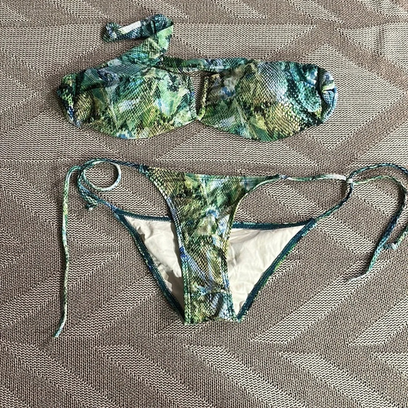 L*Space Snake Print Bikini - Picture 1 of 5